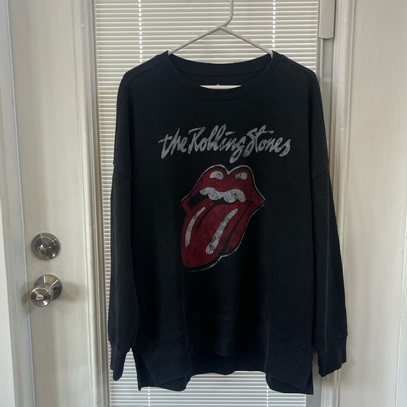 Rolling Stones Black Sweatshirt - Picture 1 of 4